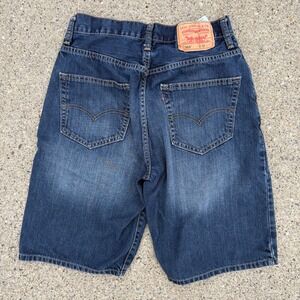 Levi‎ Strauss 569 Loose Straight Denim Shorts Mens Size 30 Blue Jean